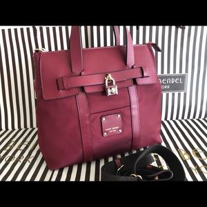 Henri Bendel burgundy jetsetter